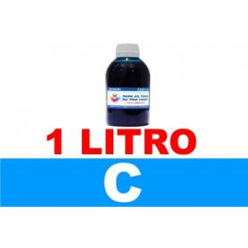 1 L. tinta cian colorante para cartuchos HP