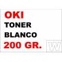 OKI recargas tóner blanco 200 gr.