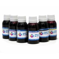 pack de 8 botellas de 1 Litro cada una de tinta pigmentada para plotter Epson K3 7800 9800 N Nc G C M A Cc Mc