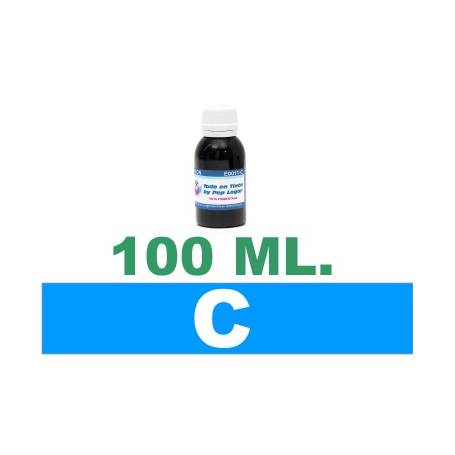 botella de 100 ml. de tinta colorante multiuso para Epson, color cian