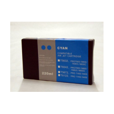 Cian 220ml pigmentada para Epson pro7400 7450 9400 9450 c13t612200 