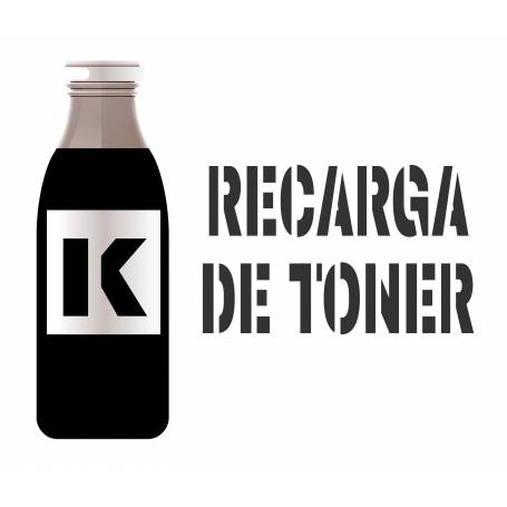 Recargas de tóner genérico para cartuchos para Samsung monocromo 1 botella de tóner 500 gr.