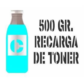 Recargas de tóner premium cian brillo 500 gr. para Oki