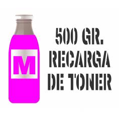 Para Oki c510 c511 c530 mc561 mc562 5 recargas tóner premium magenta 500 gr.