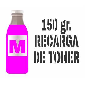 3 recargas de tóner magenta brillo 150 gr. para Oki c5600 Oki c5700