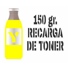 Recarga de tóner amarillo brillo 150 gr. para Oki es6410