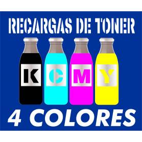 Para Xerox WorkCentre 7830 7835 7845 7855 recargas tóner cmyk 4 kg. 