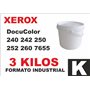Para Xerox DocuColor 240 242 250 252 260 7655 cubo tóner negro 3 kg