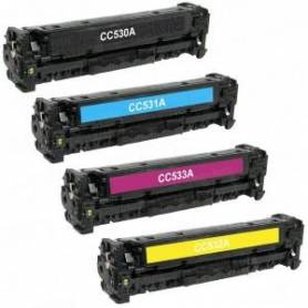 Negro toner universal HP CC530A/CE410X/CF380A/X-3.5K