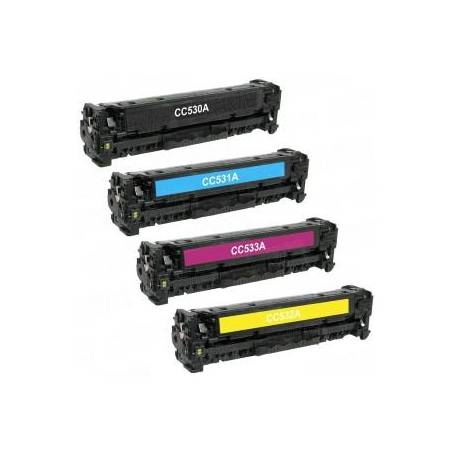 Negro toner universal HP CC530A/CE410X/CF380A/X-3.5K