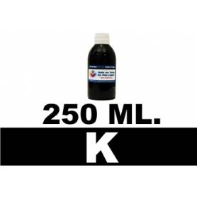 botella de 250 ml. tinta pigmentada negra multiuso para Epson