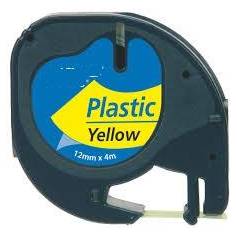 BK-Yellow 12mmX4m Plastica Dymo 2000,LT100H,QX50S0721670