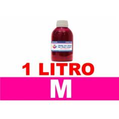 Botella de litro de tinta colorante multiuso para Epson color magenta 