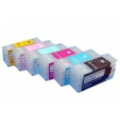 Epson PP100 6 Cartuchos transparentes recargables sin chip