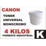 Canon toner monocromo universal formato industrial 4 Kg