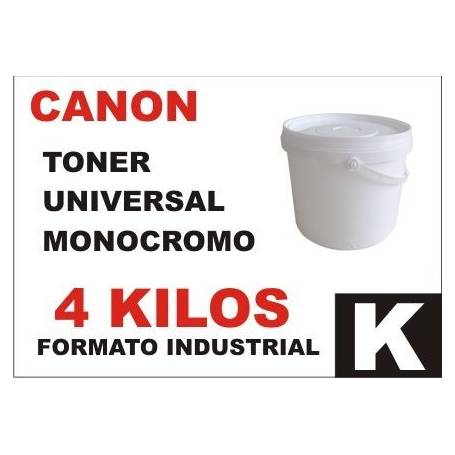 Canon toner monocromo universal formato industrial 4 Kg