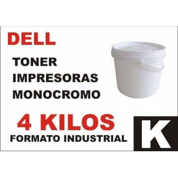 Para Dell tóner monocromo universal formato industrial 4 kg