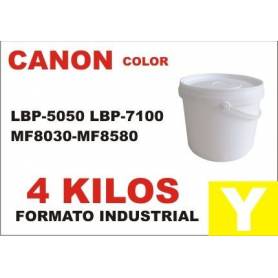 Canon toner series LBP CF AMARILLO formato industrial 4 Kg