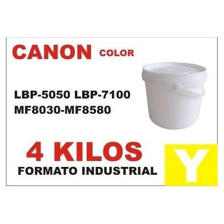 Canon toner series LBP CF AMARILLO formato industrial 4 Kg