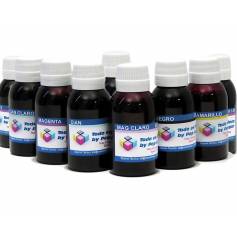 9 botellas 1 Litro tinta pigmentada para plotter Epson K3
