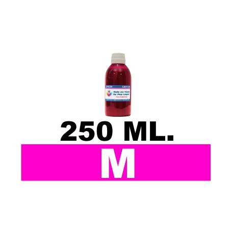 250 ml. tinta magenta colorante para cartuchos HP