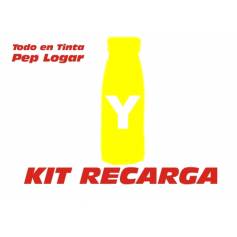 Oki C3300 C3400 C3450 C3600 1 Recarga toner amarillo brillo 75 gr.