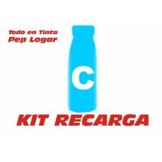 Para Oki c8600 Oki c8800 una recarga de tóner cian brillo