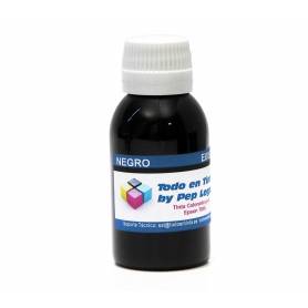 100 ml. tinta negra colorante para cartuchos Epson