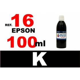 Epson 16, 16 XL botella 100 ml. tinta negra