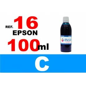 Epson 16, 16 XL botella 100 ml. tinta cian