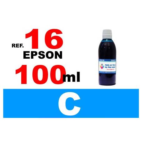 Epson 16, 16 XL botella 100 ml. tinta cian