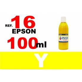 Epson 16, 16 XL botella 100 ml. tinta amarilla