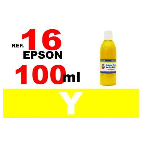 Epson 16, 16 XL botella 100 ml. tinta amarilla