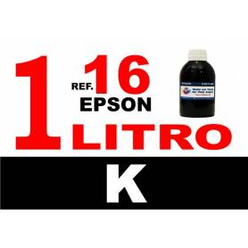 Epson 16, 16 XL botella 1 L tinta negra