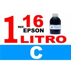 Epson 16, 16 XL botella 1 L tinta cian