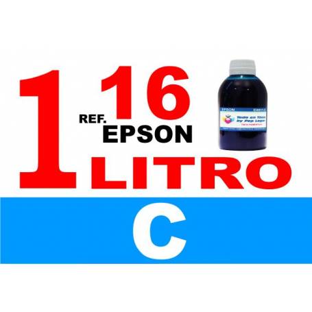 Epson 16, 16 XL botella 1 L tinta cian