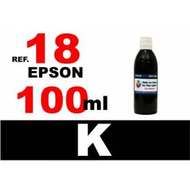 Epson 18, 18 XL botella 100 ml. tinta negra