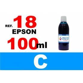 Epson 18, 18 XL botella 100 ml. tinta cian