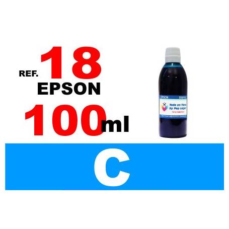 Epson 18, 18 XL botella 100 ml. tinta cian
