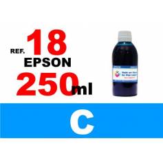 Epson 18, 18 XL botella 250 ml. tinta cian