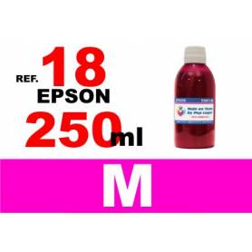 Epson 18, 18 XL botella 250 ml. tinta magenta