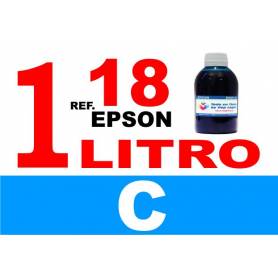 Epson 18, 18 XL botella 1 L tinta cian