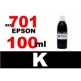 Epson 701, 701 XL botella 100 ml. tinta negra