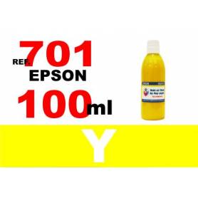 Epson 701, 701 XL botella 100 ml. tinta amarilla