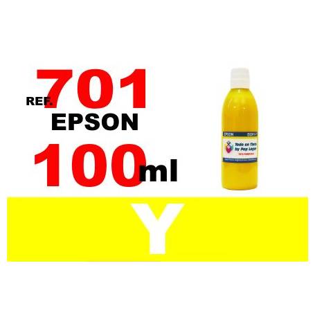 Epson 701, 701 XL botella 100 ml. tinta amarilla
