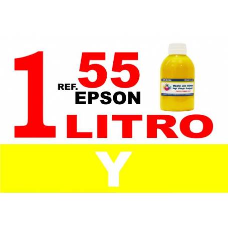 Epson 55, 55 XL botella 1 L tinta amarilla