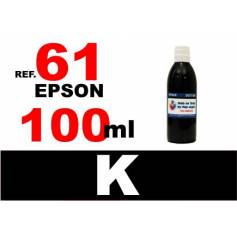 Epson 61, 61 XL botella 100 ml. tinta negra