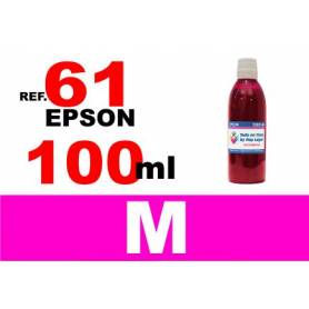 Epson 61, 61 XL botella 100 ml. tinta magenta