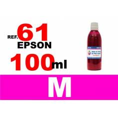 Epson 61, 61 XL botella 100 ml. tinta magenta