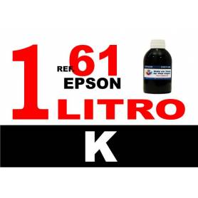 Epson 61, 61 XL botella 1 L tinta negra